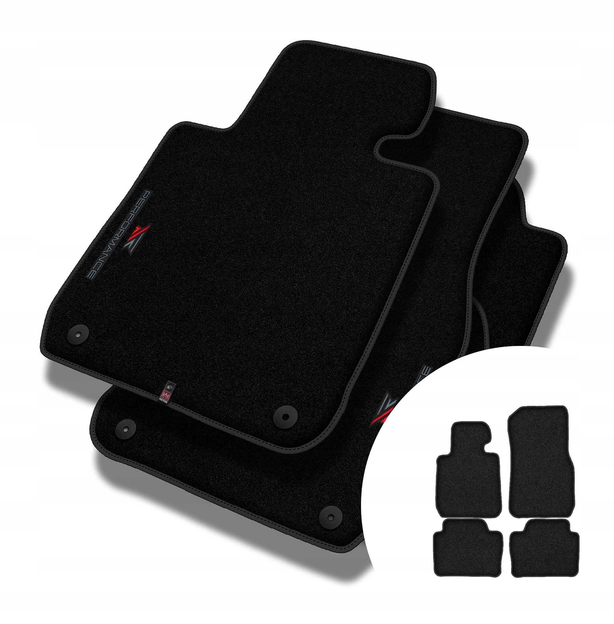Velúrové koberčeky Performance Premium pre Bmw radu 4 F32 2013-2020