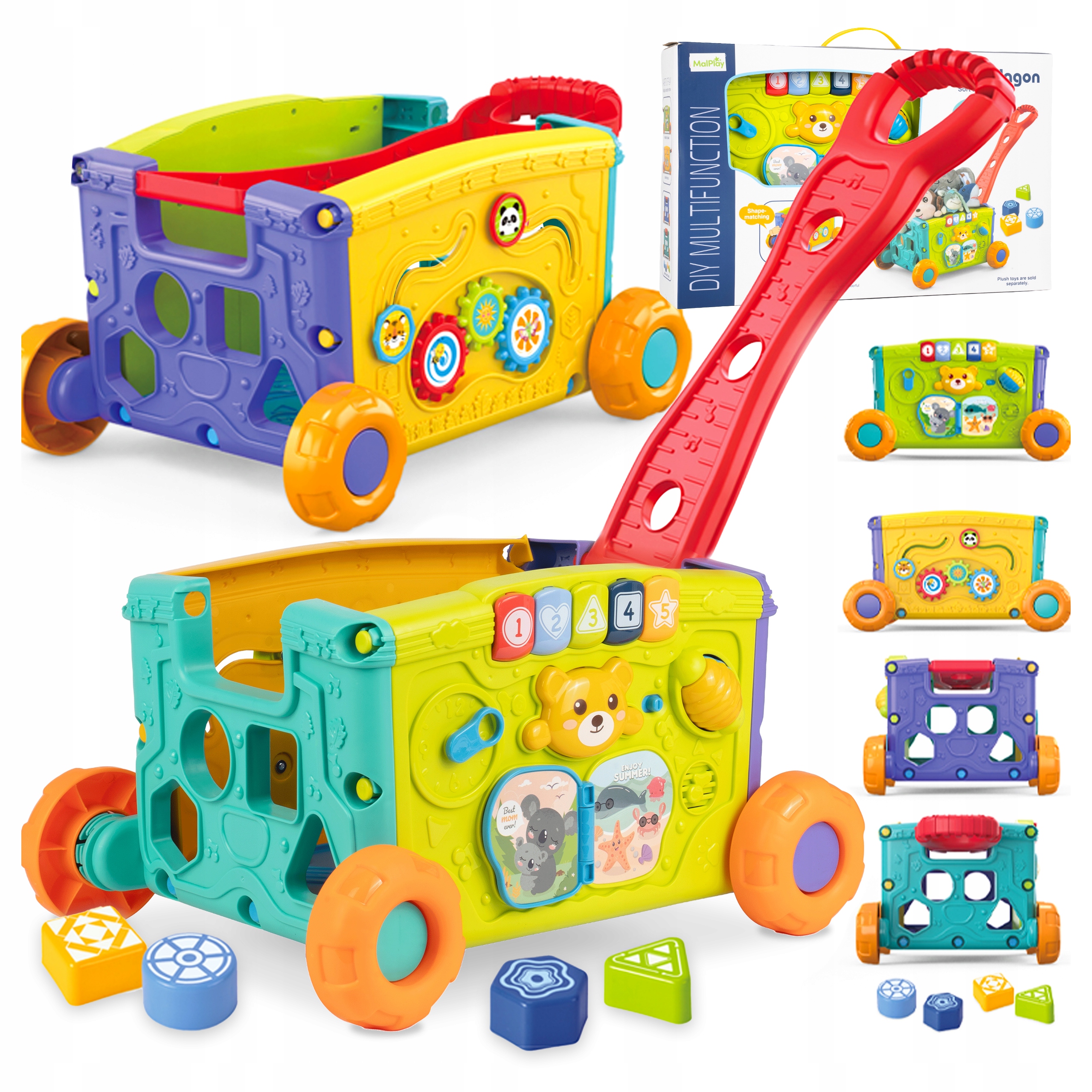 КОЛЯСКА ВАГОН ОСВІТНІЙ СОРТЕР ІНТЕРАКТИВНА ПАНЕЛЬ АКТИВНОСТІ ФОРМИ РУЧКА