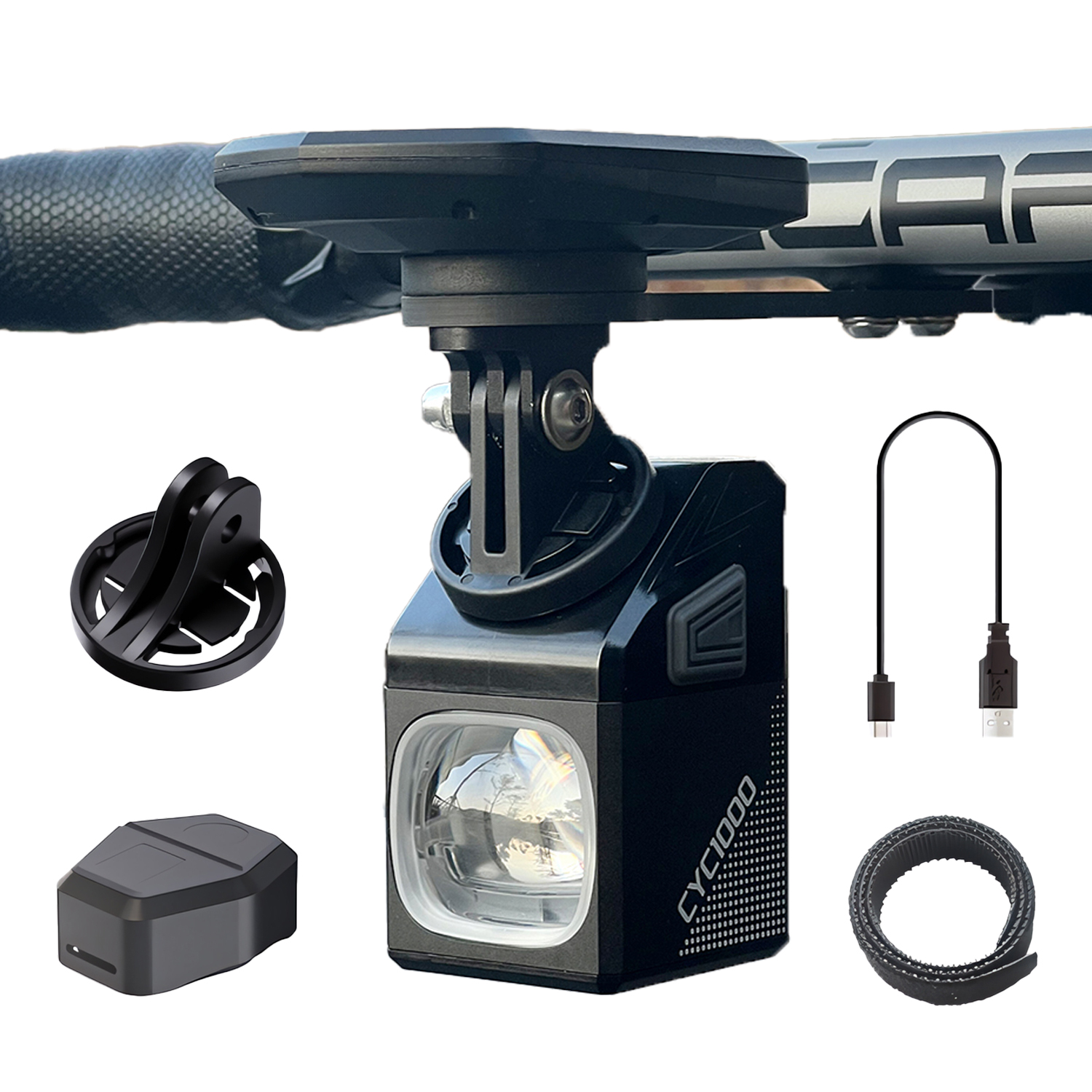 Výkonná Lampa Na Kolo Led Přední Světlo 1000LM Svítilna 5000MAH Kolo