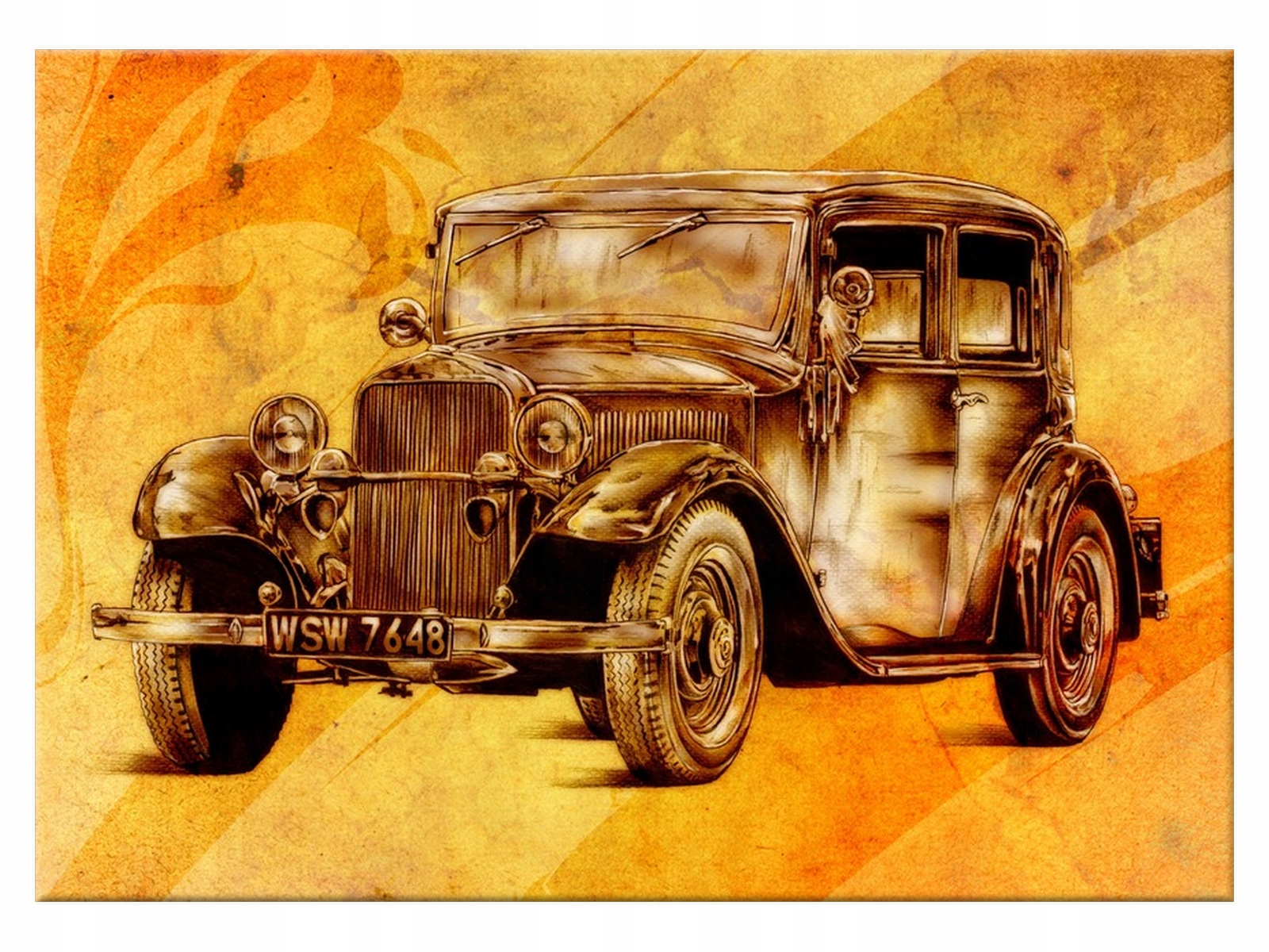 

Obraz Zabytowy samochód 70x50 Abstrakcje salon