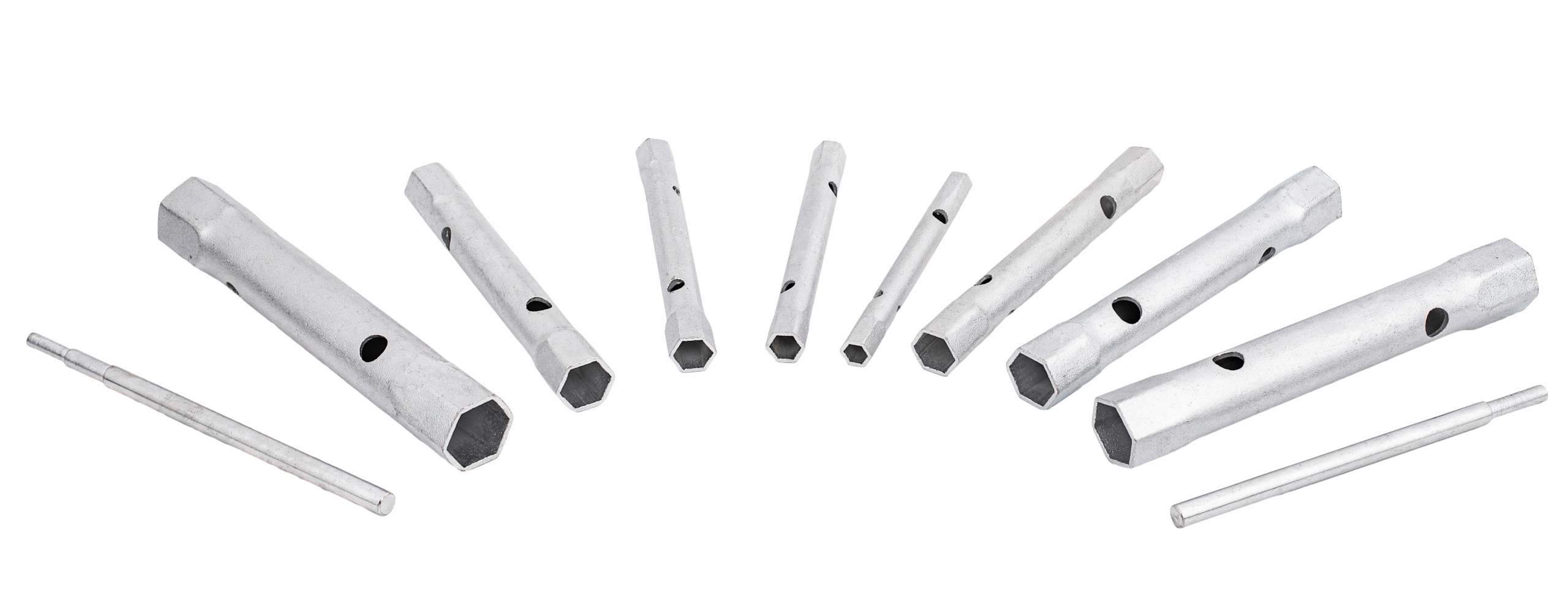 ZESTAW KLUCZY RUROWYCH KLUCZE RUROWE DO ŚWIEC ZAPŁONOWYCH KLUCZ 6-22mm EAN (GTIN) 5907580110905