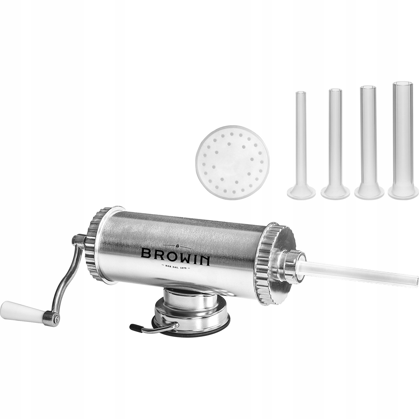 2 x horizontální plnička Browin 1.5 kg silikonový píst