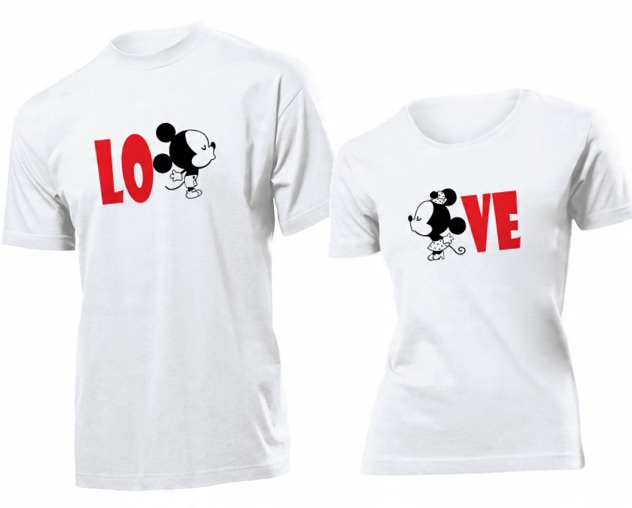

Koszulki dla par Love Kiss Pocalunek Zakochani XL