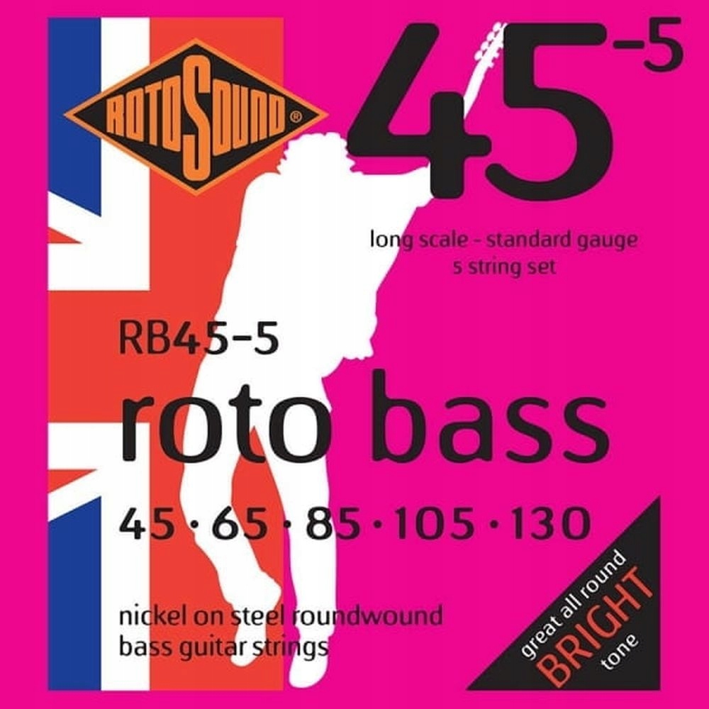 Struny basowe Rotosound RB45-5 45-130