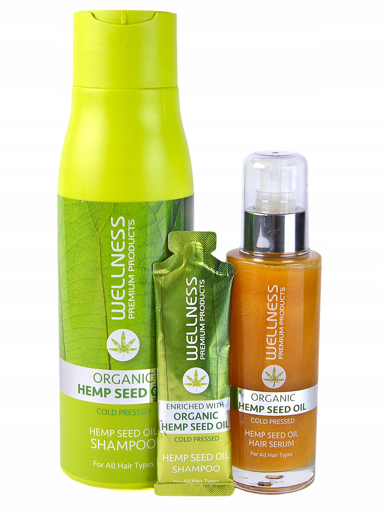 Posilovací Sada Wellness Premium Šampon Sérum