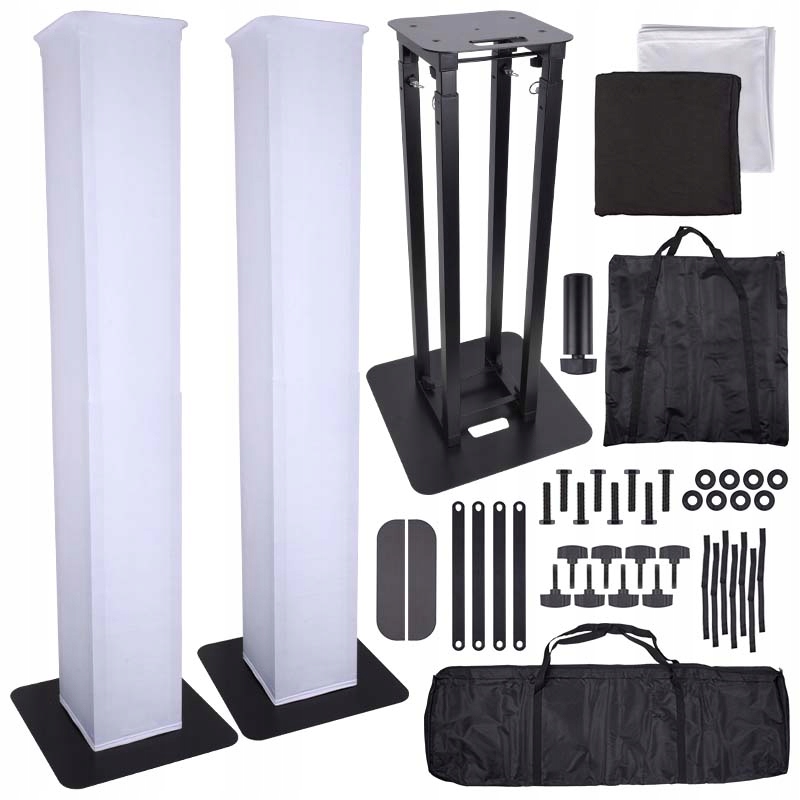 Stojan Pod Sloupky Reproduktory Hlavy Pohyblivé Sada 2KS