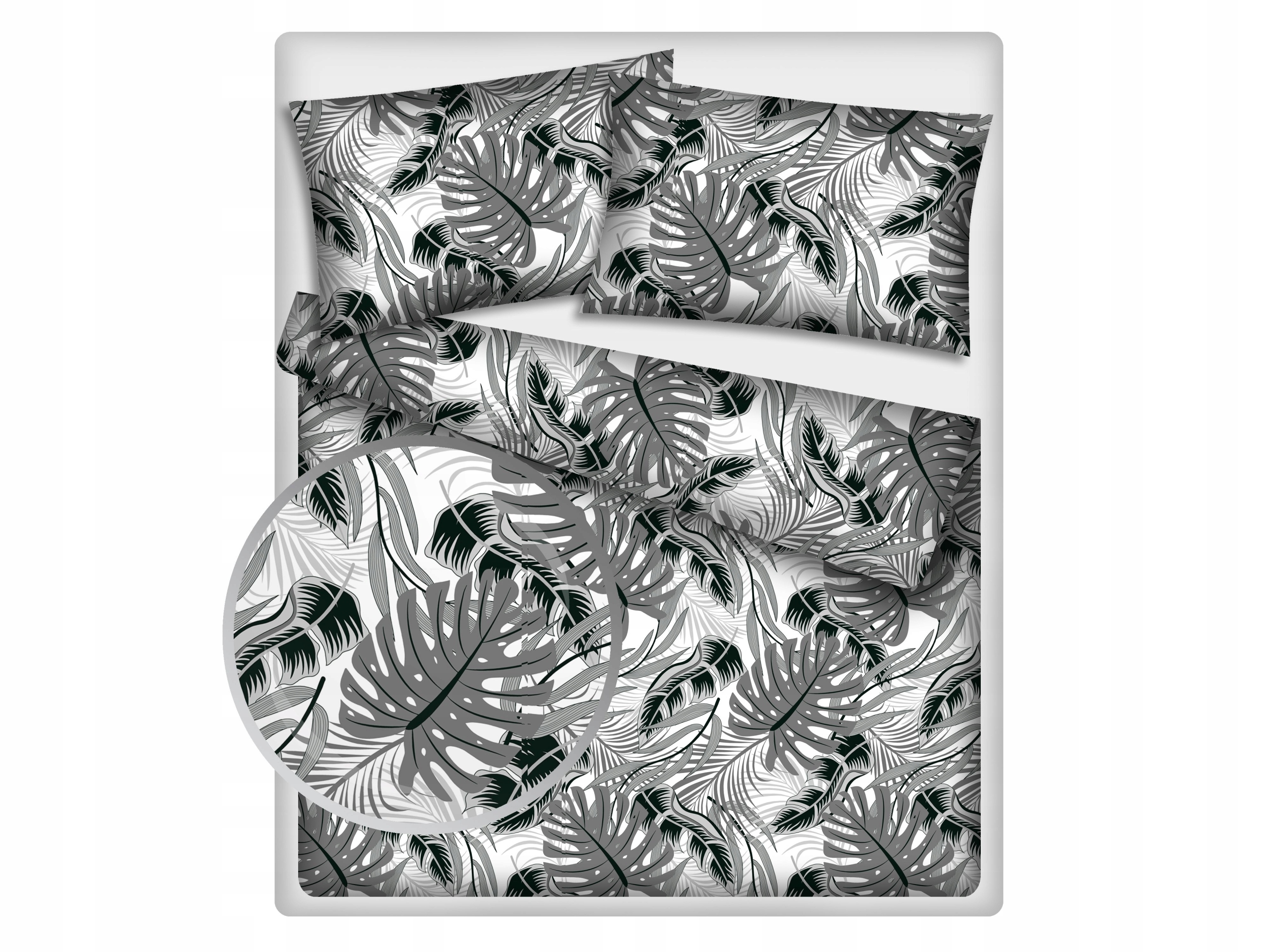 Bavlna Povlečení 6 vzorů Monstera 155x220 CM