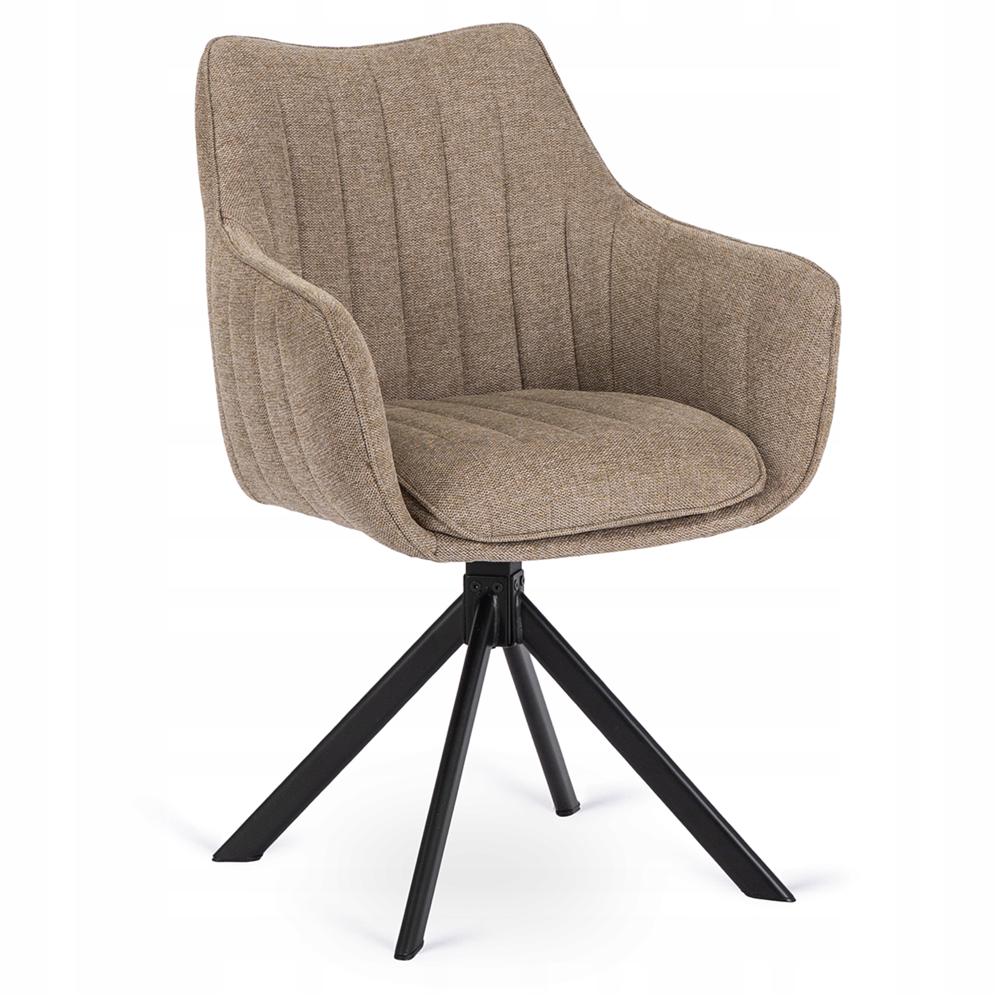 Otočná kuchyňská židle pro jídelnu v obývacím pokoji béžová Mumbai