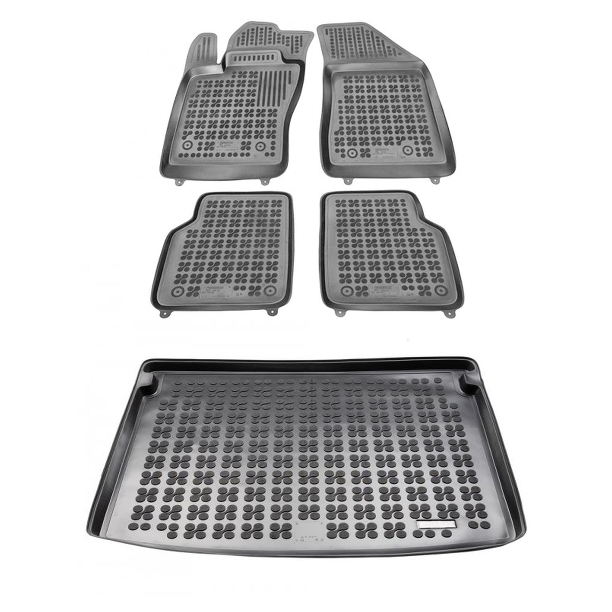 Gumová sada kobercov a rohože Jeep Compass II MP/552 2017-2021 horná podlaha