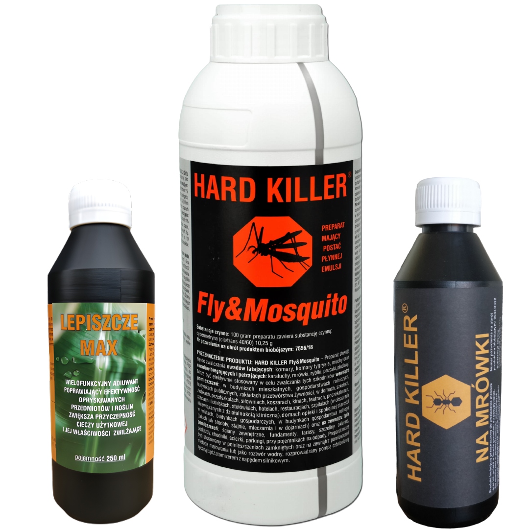 

Skuteczny Oprysk na Komary Kleszcze Hard Killer 1L