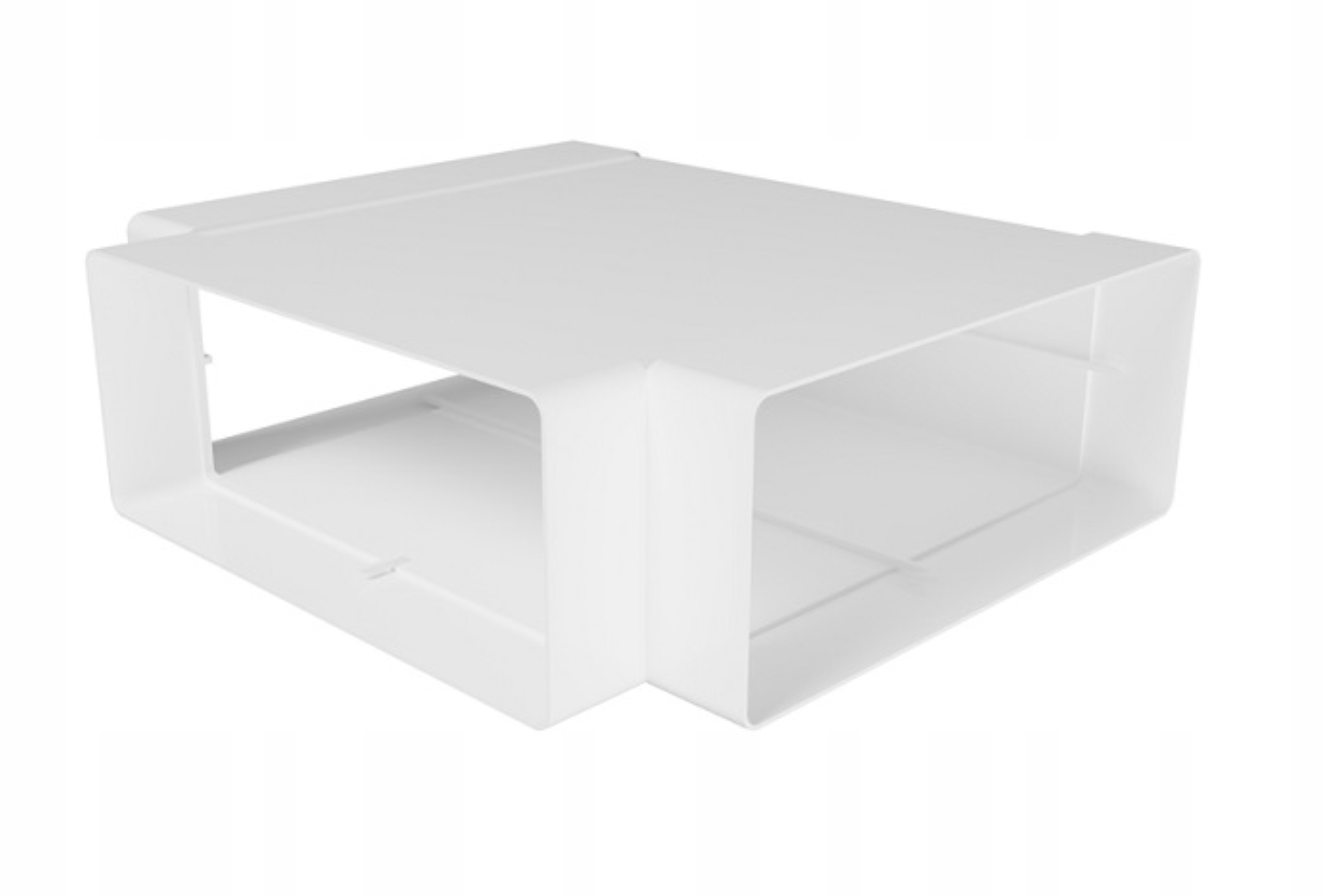 Ventilačná Jednotka Przybysz Úrovne Pvc plochého kanála 220 x 90 mm