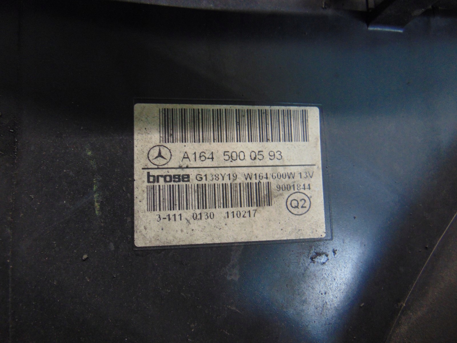 COMPLETE SUPPORT PANEL FOR RADIATORS PILLAR IRON MERCEDES W251 LIFT 3.0 CDI