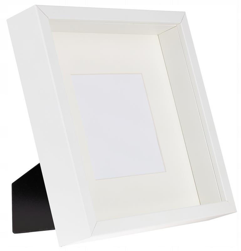 

Ramka Box biała 3D 23x23 cm głęboka na zdjęcia