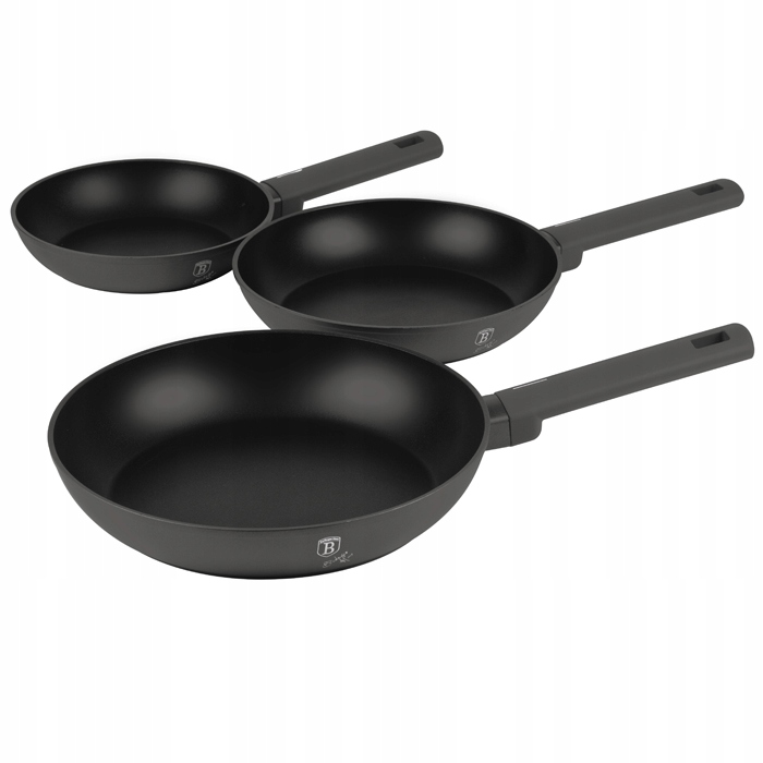 Sada 3 panvíc BerlingerHaus Antracit BH-8138
