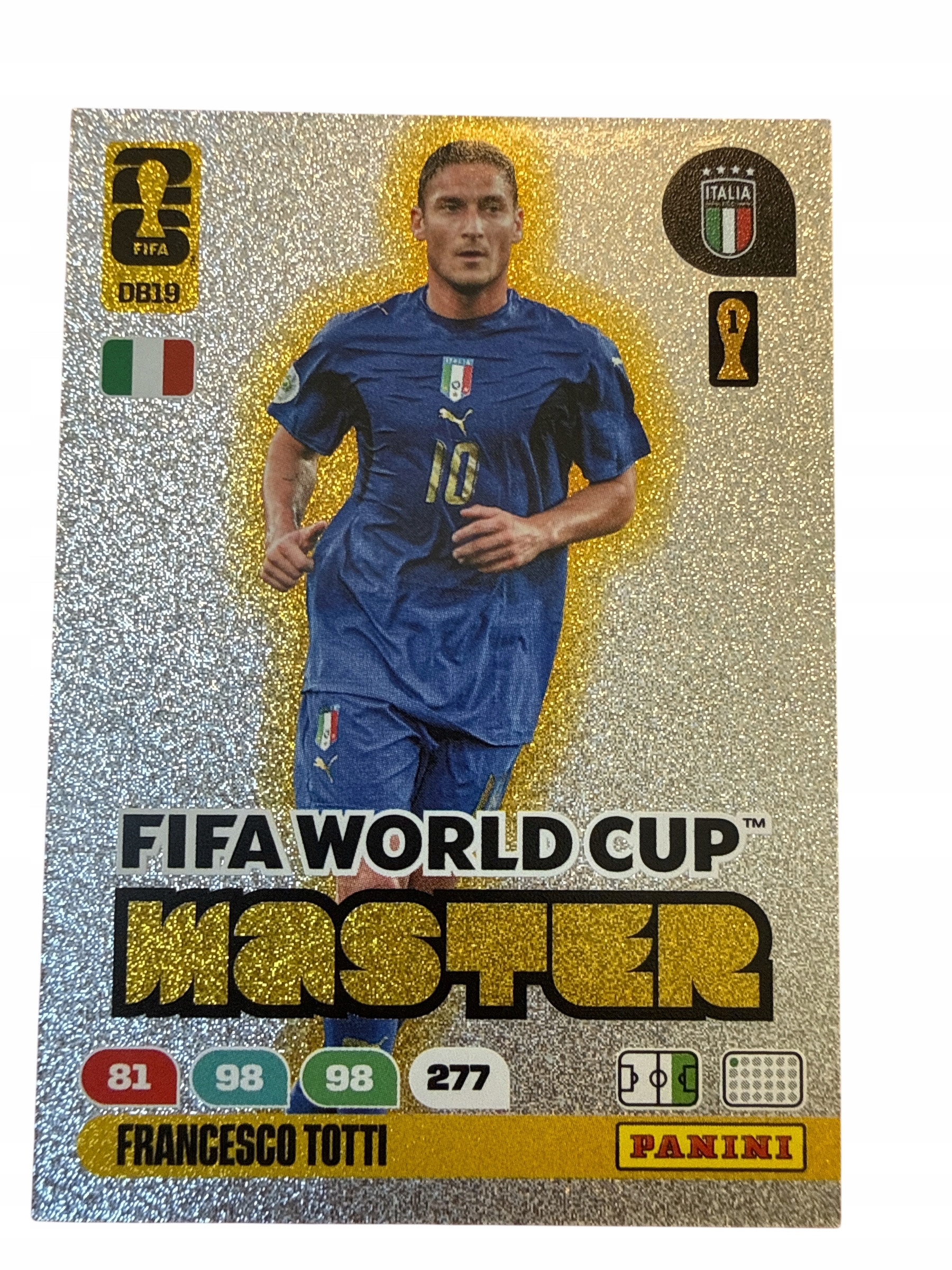 Fifa World Cup America 2026 Panini Master DB19 Totti