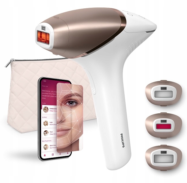 Depilator Ipl Philips Lumea 9900 SenseIQ SmartSkin 3 nasadki BRI973/00