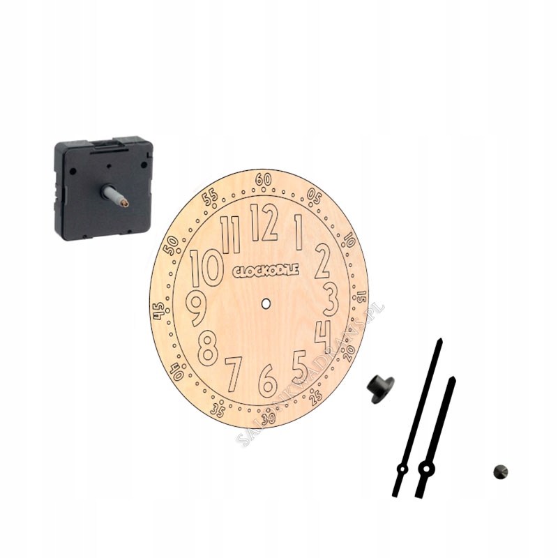 Zegar ścienny do malowania CLOCKODILE dla chłopca Kolor wielokolorowy