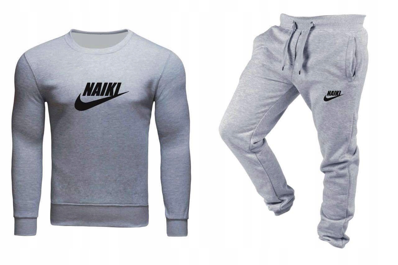 Teplákovka Tepláková Souprava Naiki Šedá M