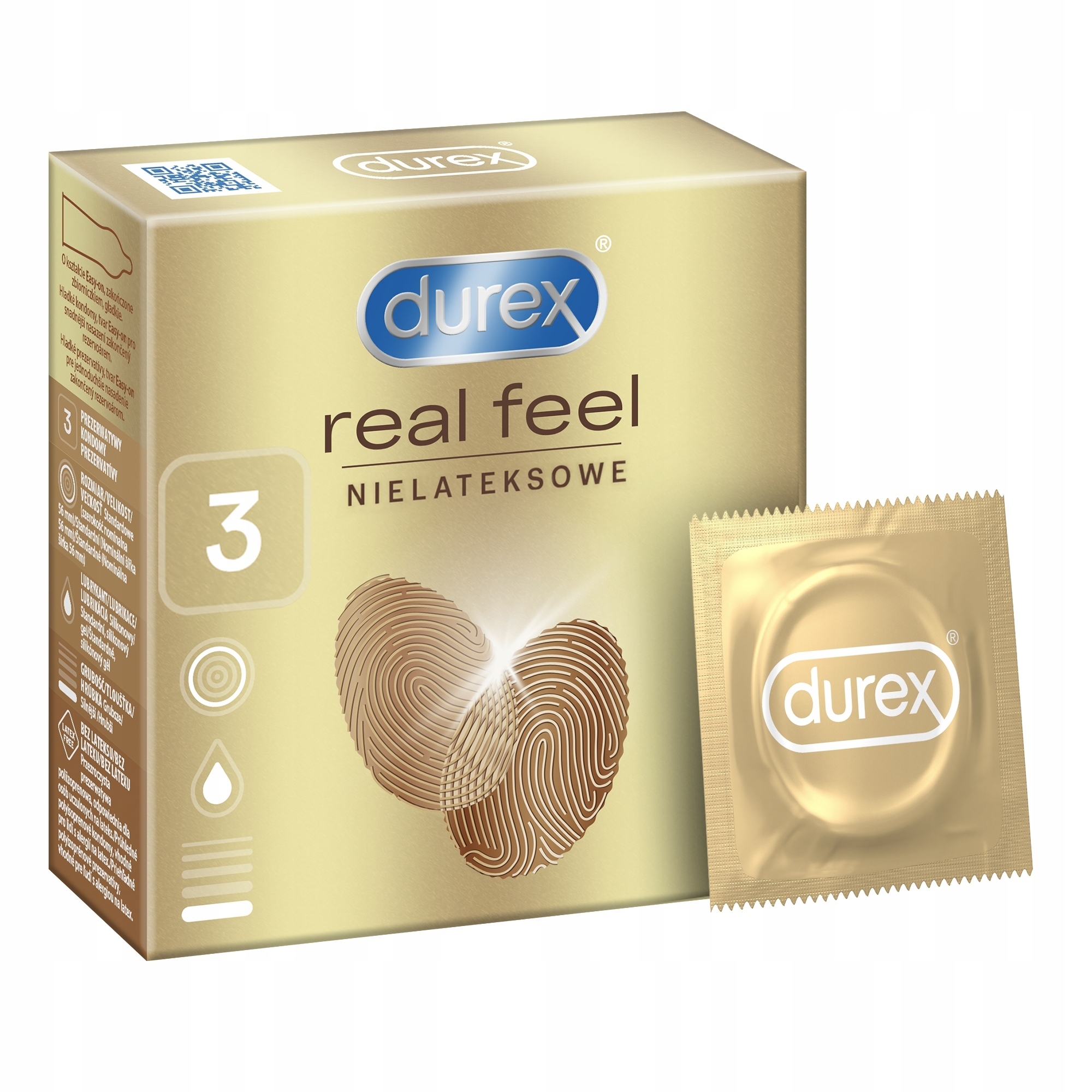

Durex Real Feel Prezerwatywy nie-lateksowe 3 szt