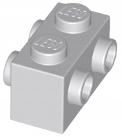 

Lego Klocek 1x2/4 Wypustki J. Szary 52107/4657459