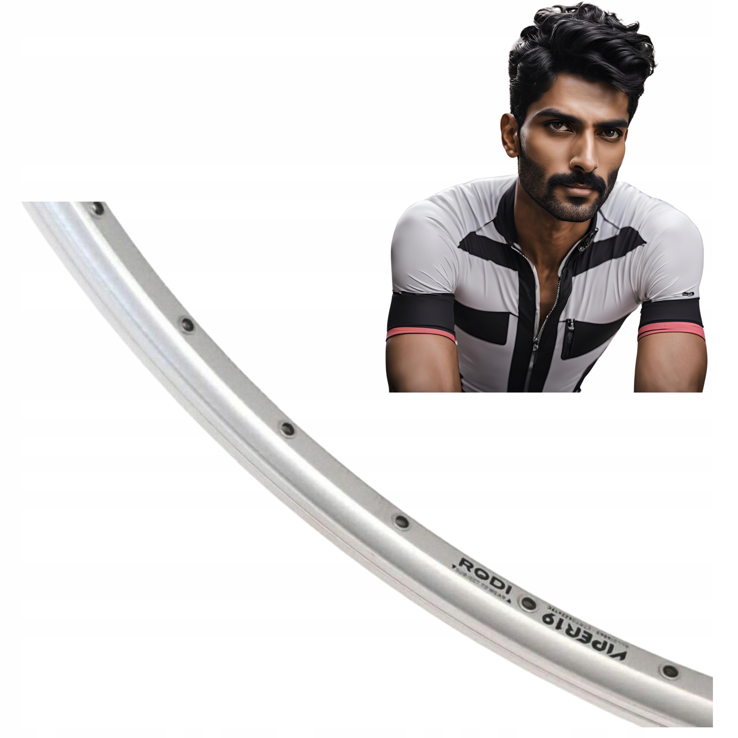 Ráfek VIPER19 28'' 622X19 32H stříbrný pro brzdy V-Brake – odolný