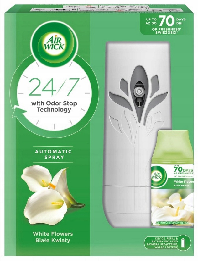 

Air Wick Freshmatic Białe Kwiaty Zestaw Komplet