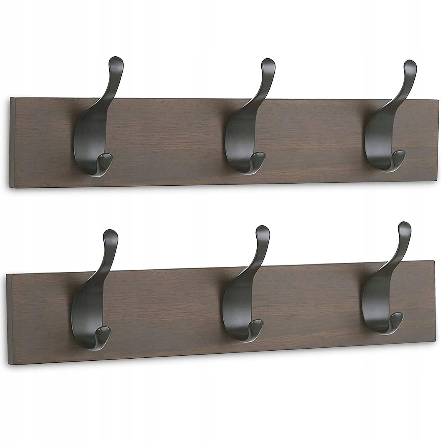 

Amazon Wieszak Drewniany 3 Haczyki Walnut Zestaw