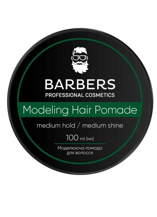 Barbers Medium Hold Pasta na vlasy Matná Střední Úchop 100 ml