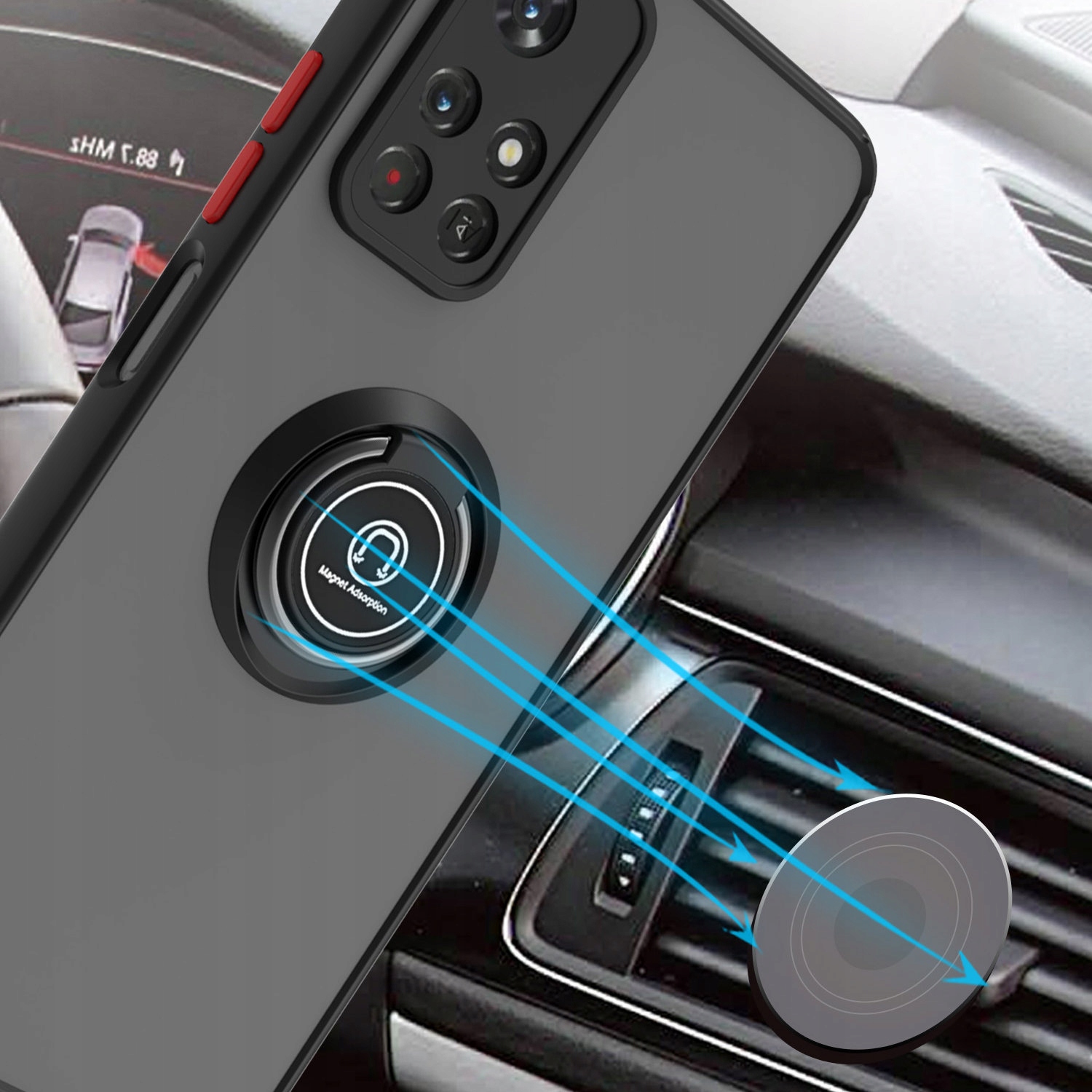 ETUI PANCERNE OBUDOWA CASE do MOTOROLA EDGE 30 NEO Kod producenta EXEA3675 RING COVER FUTERAŁ