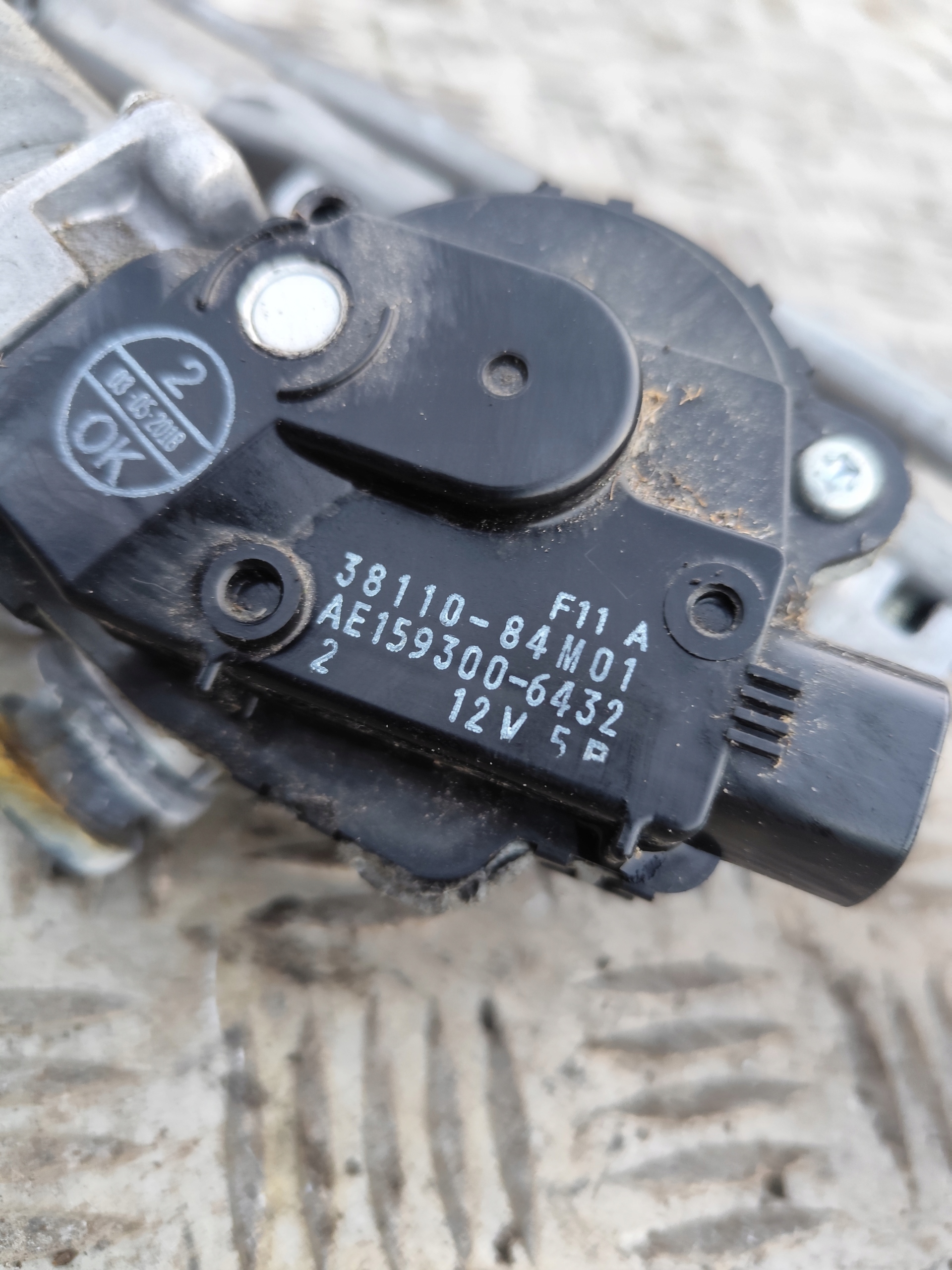 SUZUKI CELERIO wiper mechanism