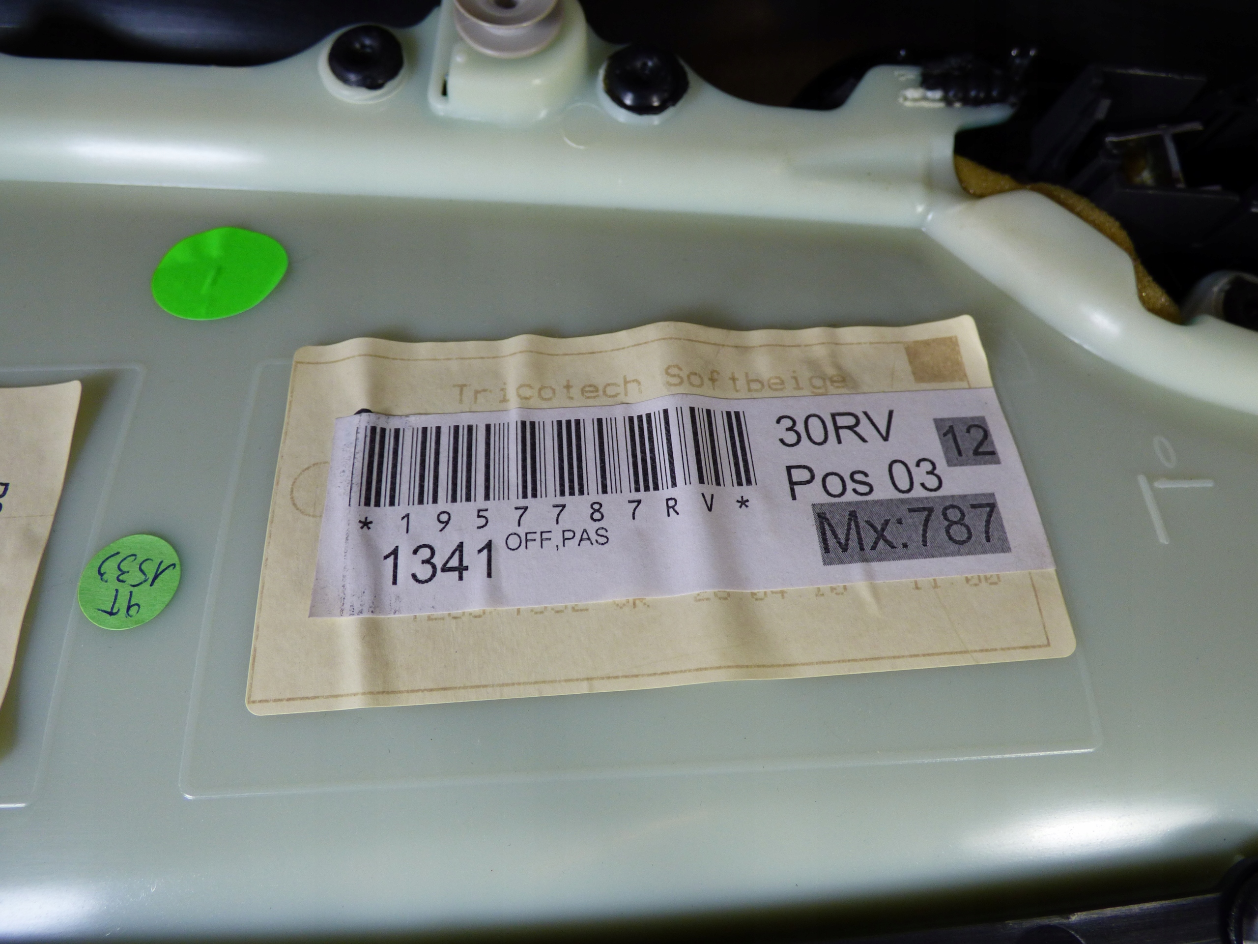 upholstery door right front stBDB VOLVO S60 II V60