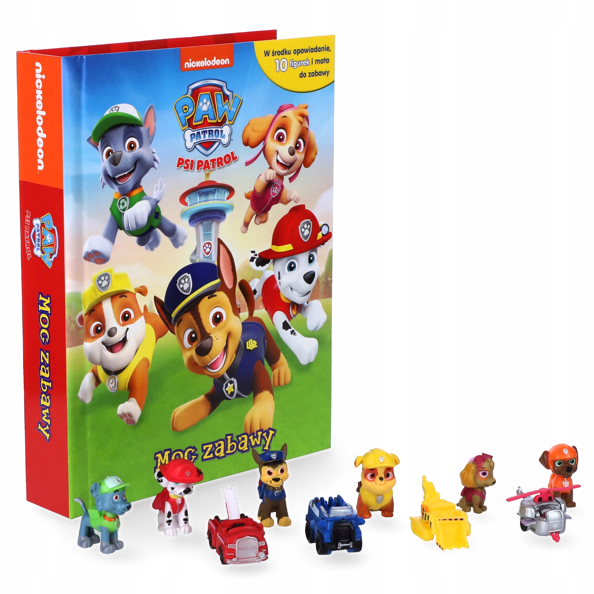 

Psi Patrol 10 Figurek Książka Mata Figurki