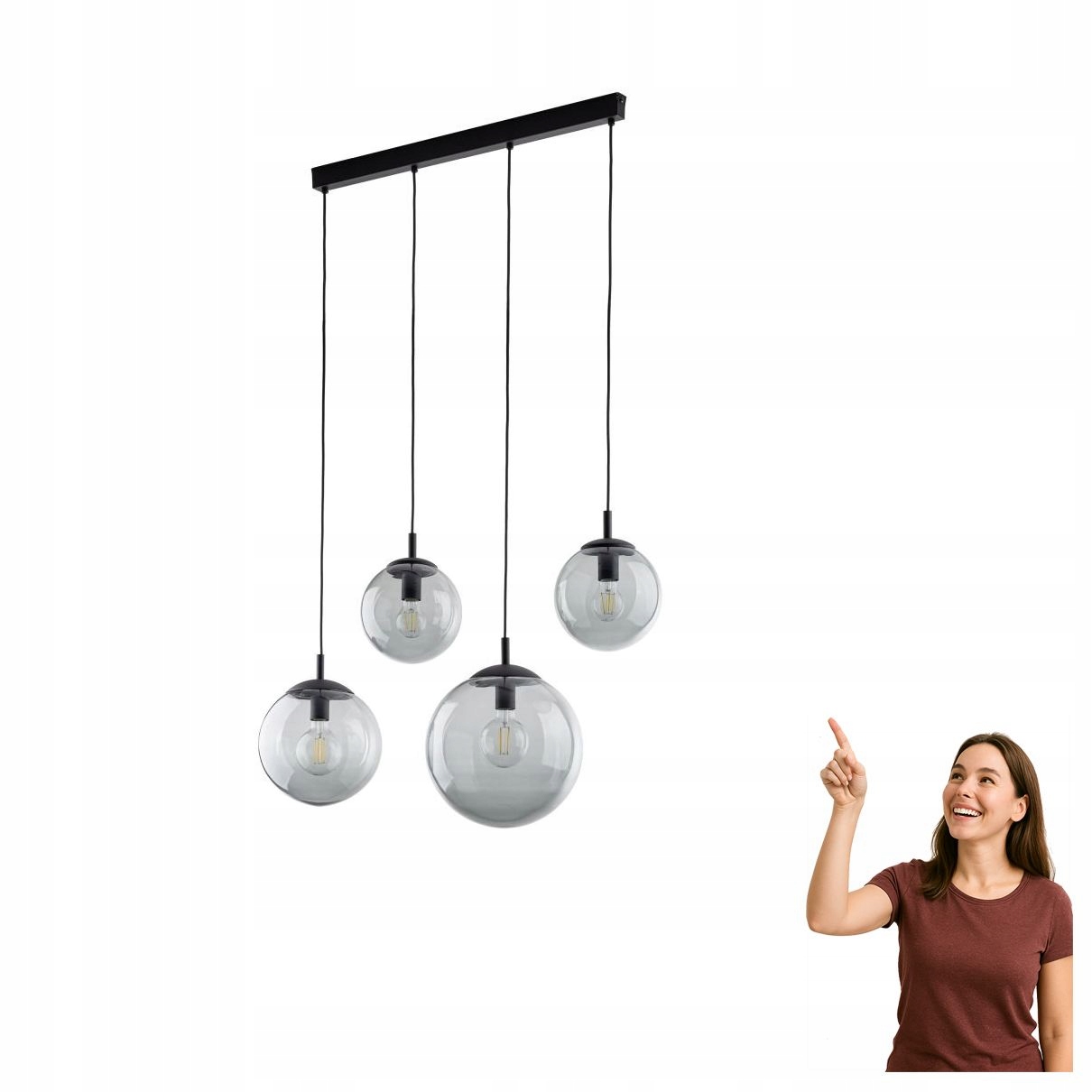 Závesná lampa Esme Graphite 5381 Tk Lighting