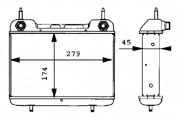 CHŁODNICA OLEJU BEHR HELLA +GRATISY Producent części Behr Hella Service