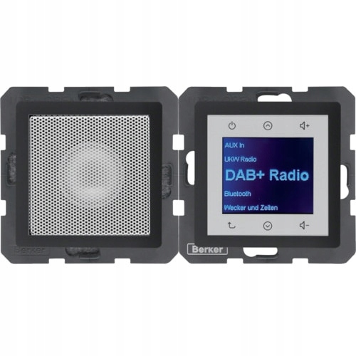 Berker Q.x Radio Touch Dab+ Bluetooth antracyt