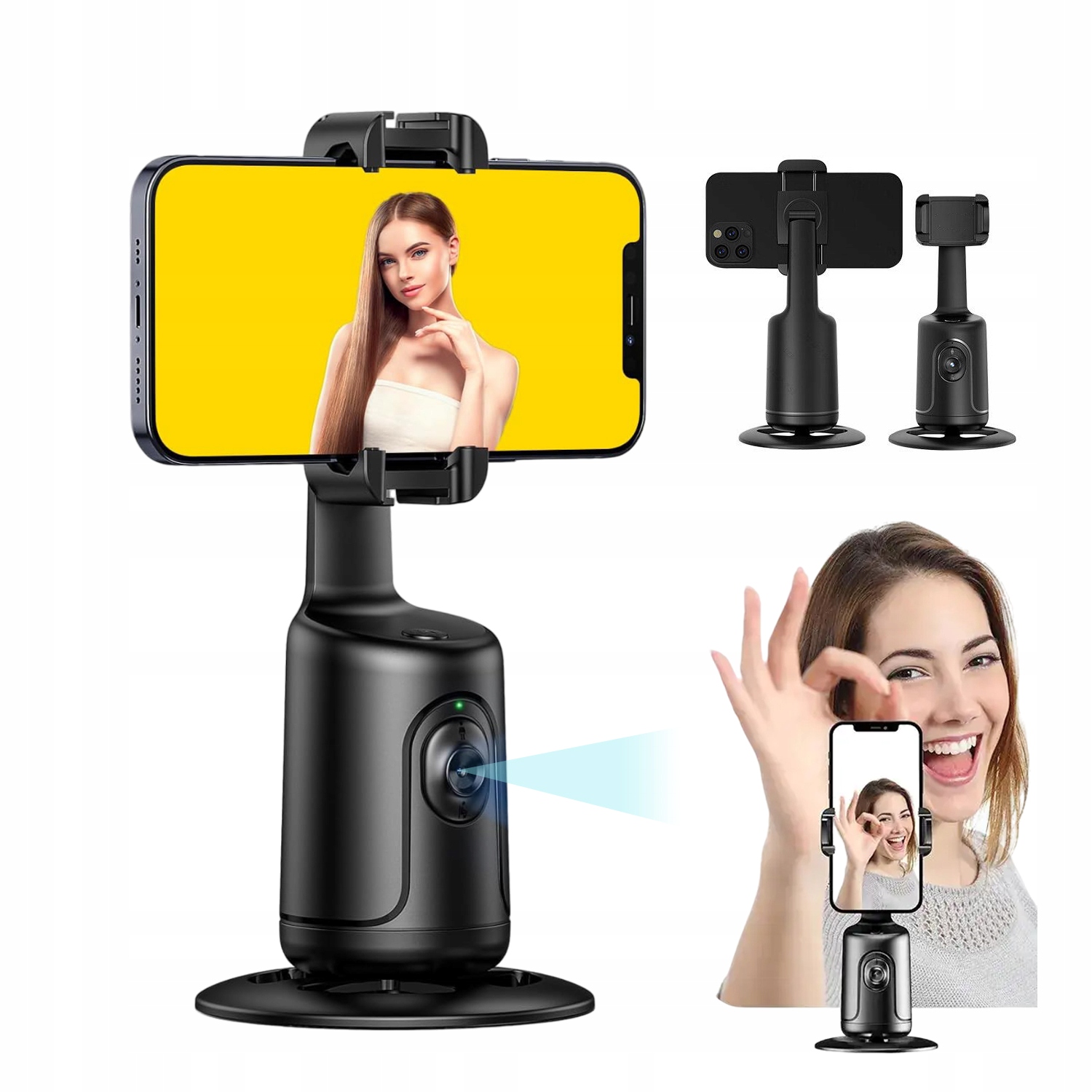 Gimbal Stabilizátor Pro Smartphone 360° Sledování Obličeje S Ovládáním Gesty