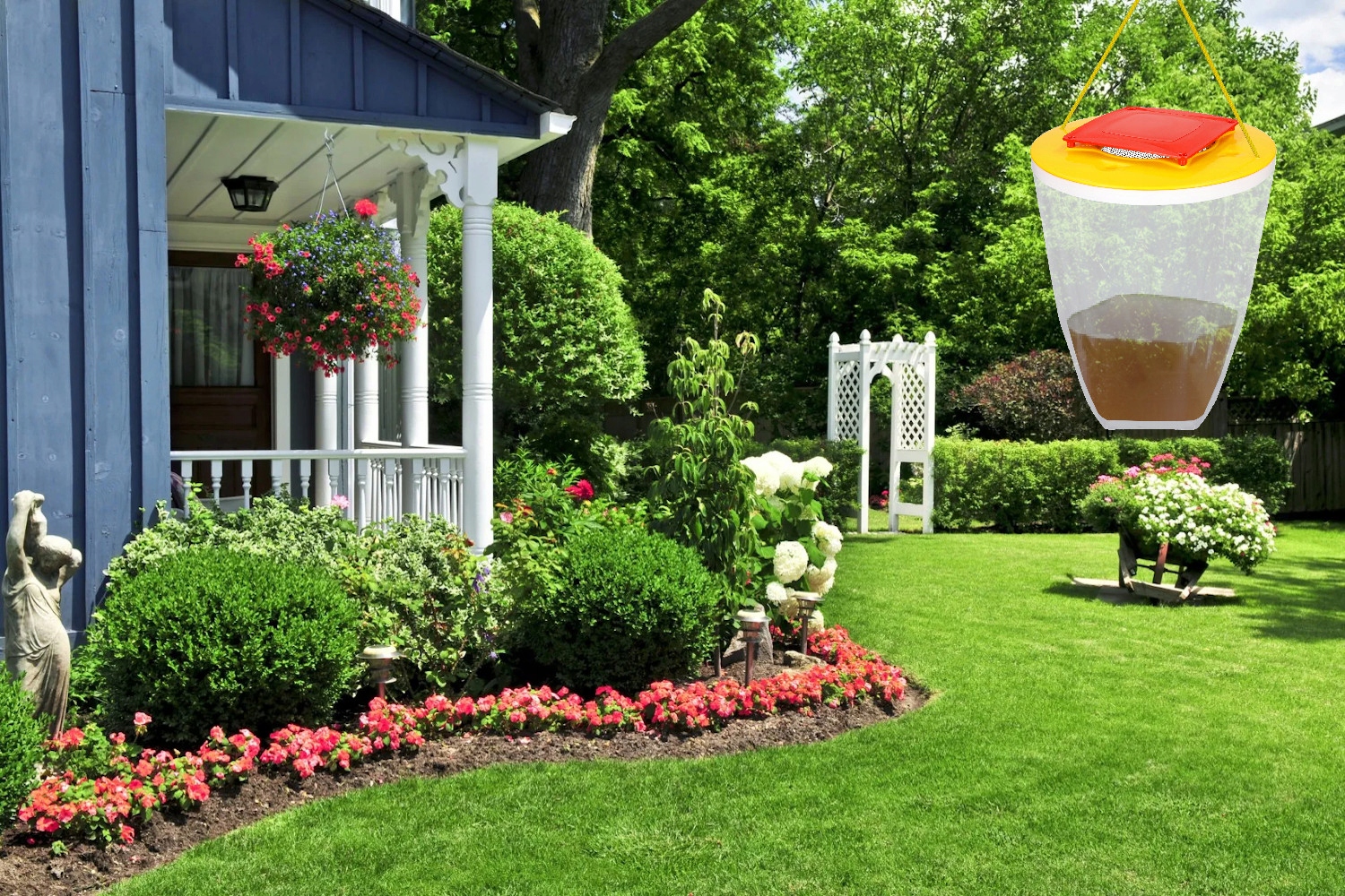 ZAPAS do worka pułapki na muchy WOREK + PRZYNĘTA Pojemność 8000 ml