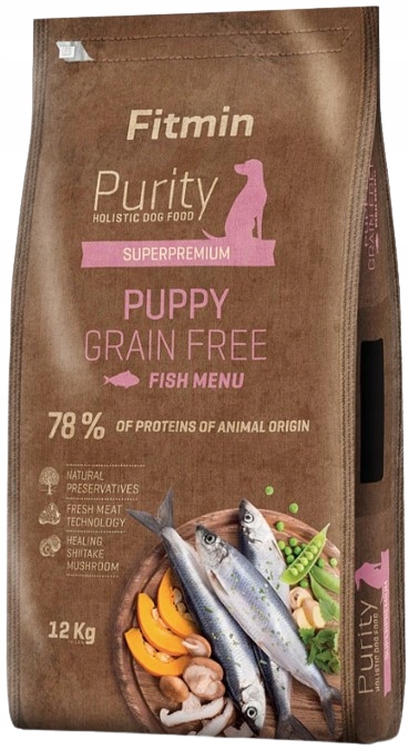 Fitmin Purity Grain Free sucha karma dla psa Ryba dla szczeniąt 12 kg
