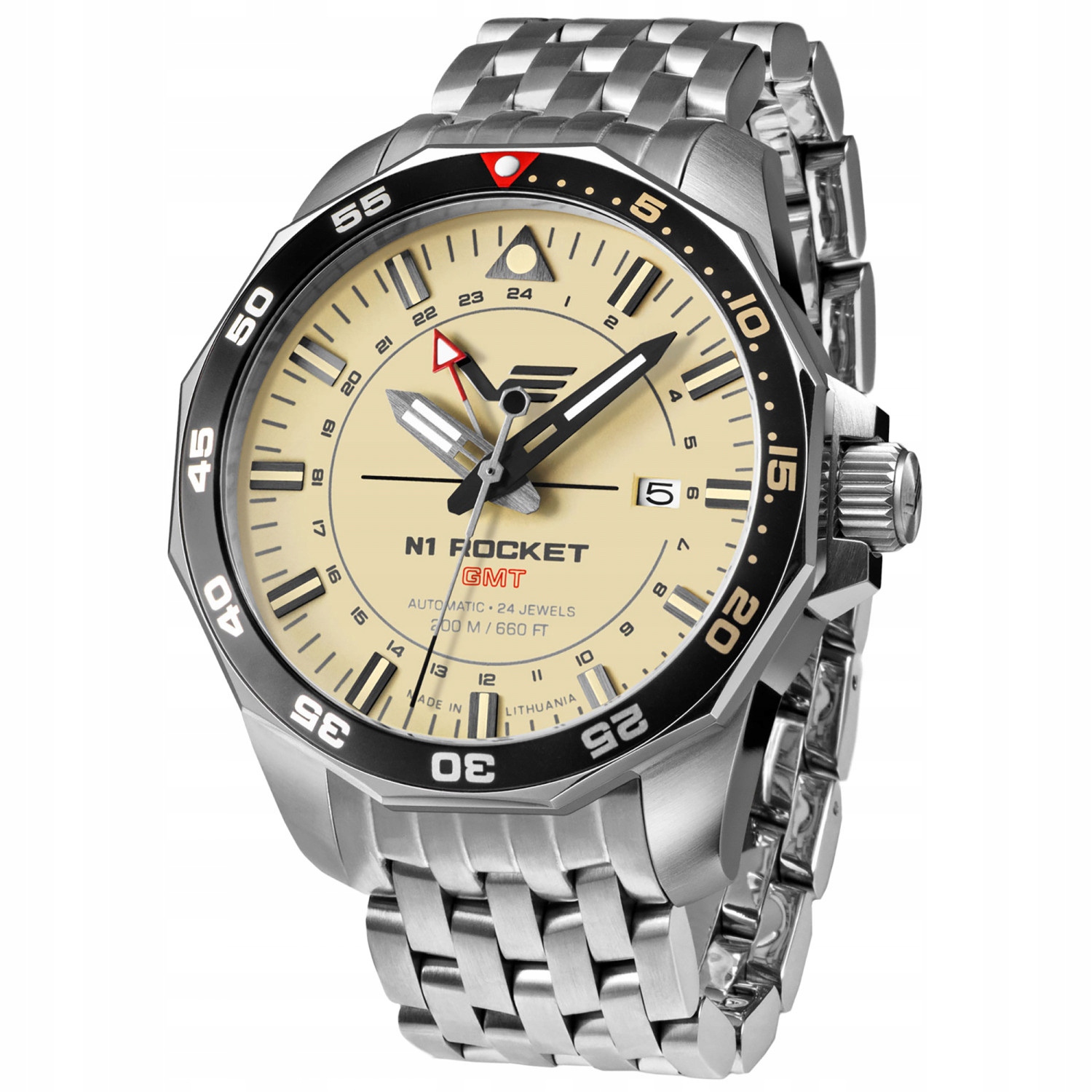Pánské Hodinky Vostok Europe NH34-225A713B stříbrný náramek