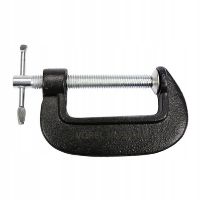 Ścisk śrubowy 3cale 75mm typ C Vorel 38431