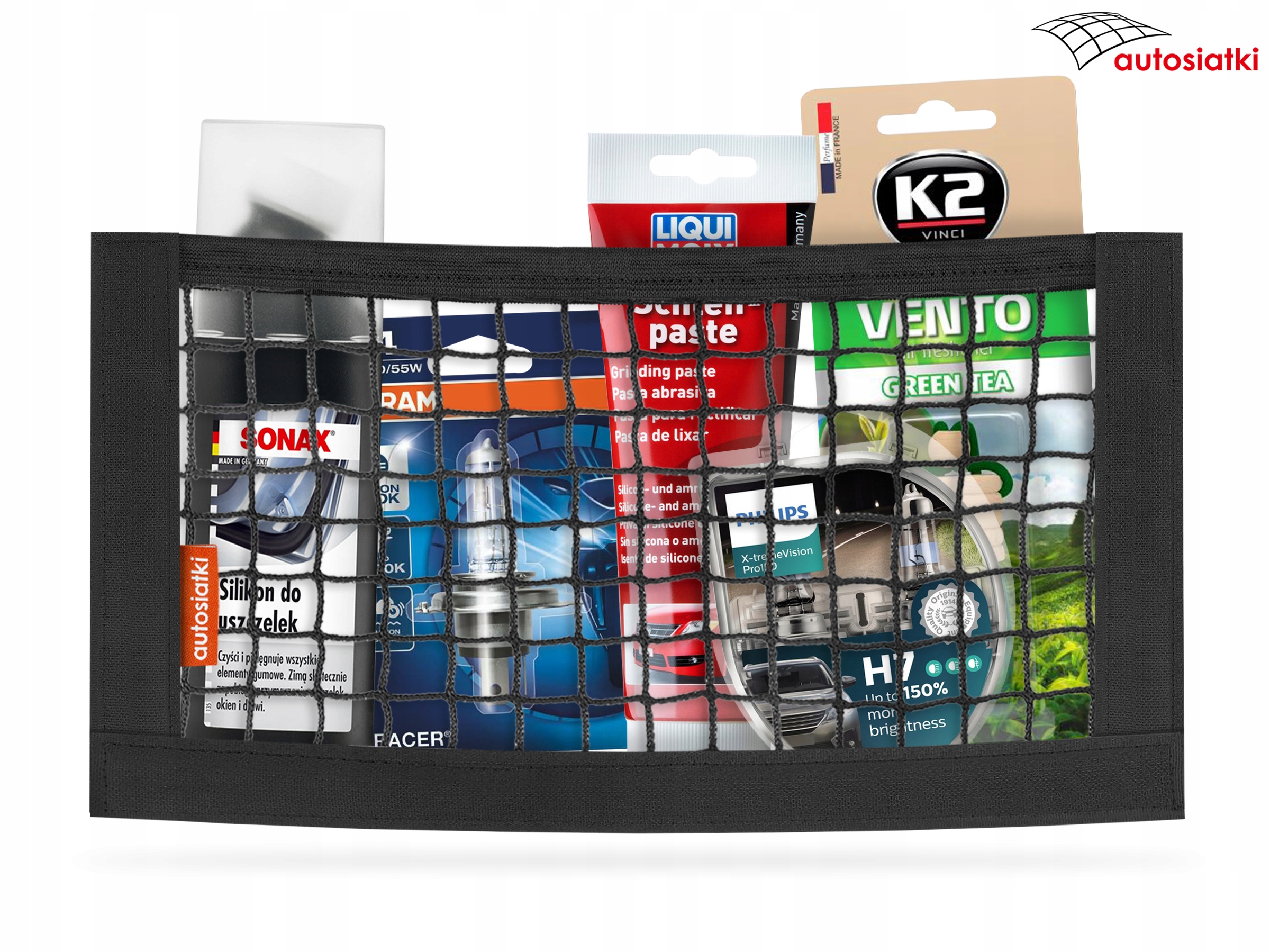 PODRĘCZNA SIATKA KIESZEŃ 14x28 NA RZEP UNIWERSALNA Rodzaj siatki