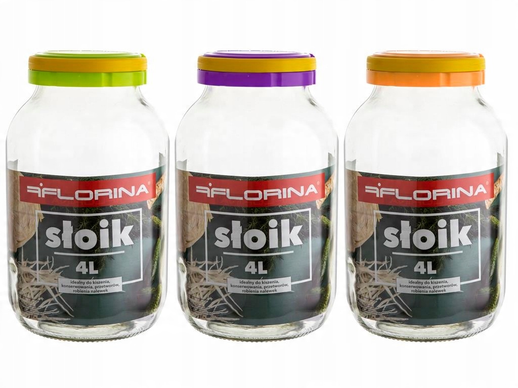 

Słój Do Kiszenia Ogórków New Florina 4 L MIX