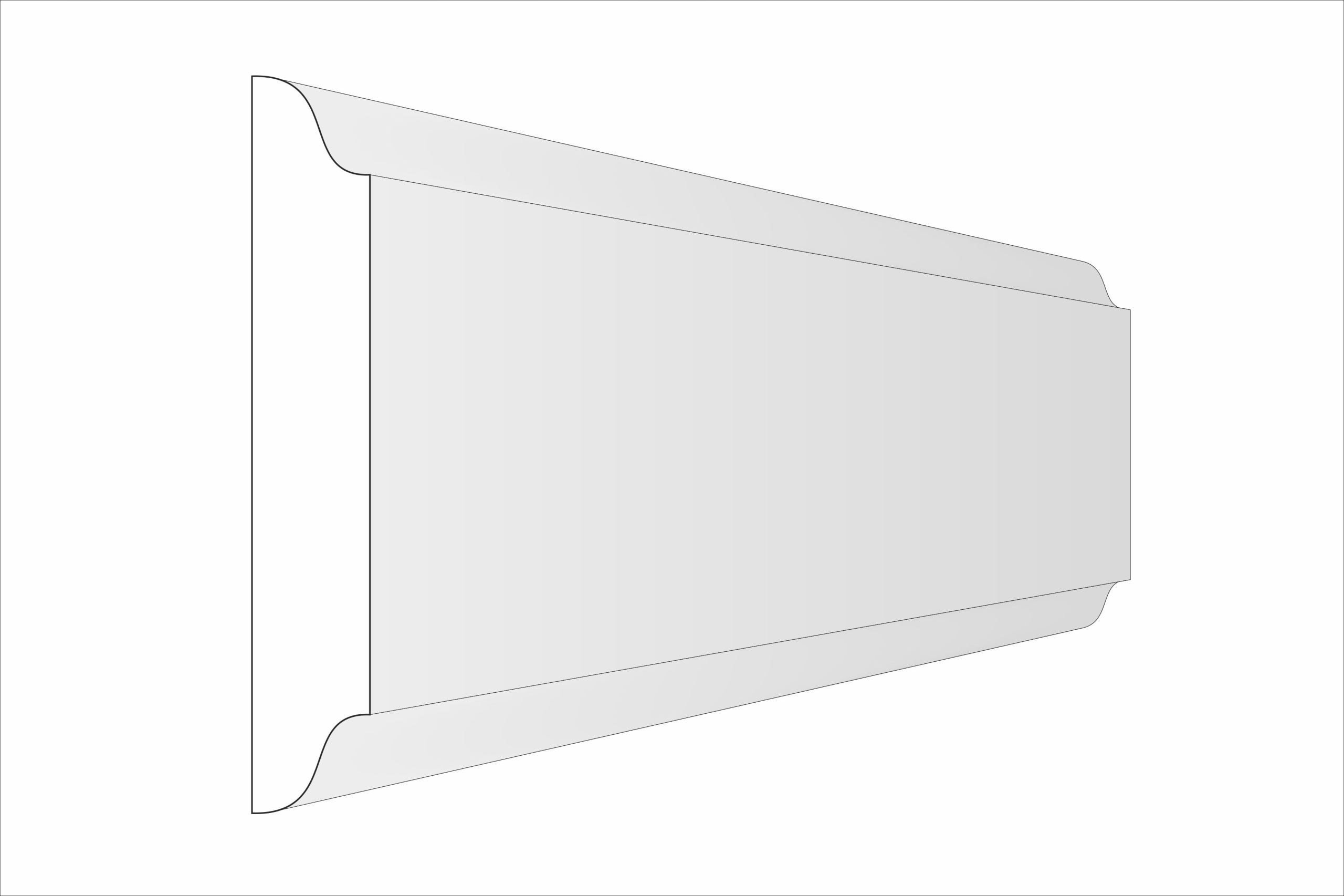 Fasádní lišta potažená vrstvou B26PE