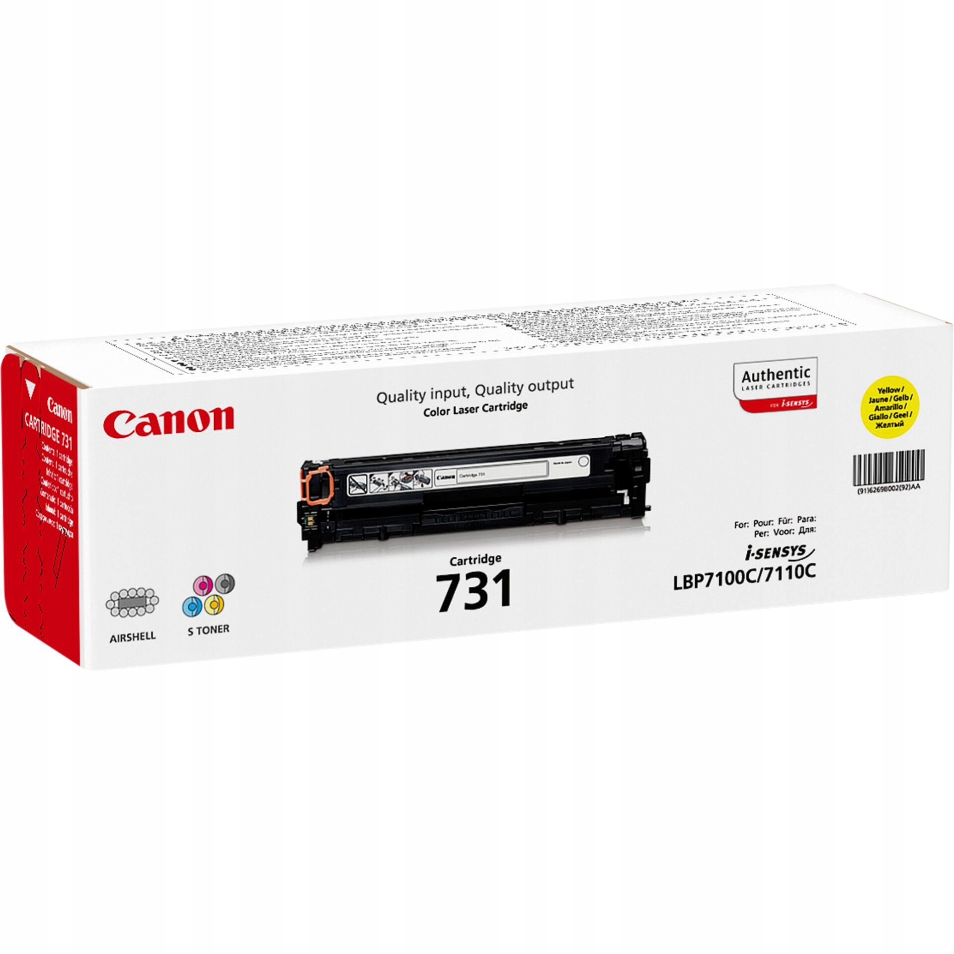 Canon Toner Cartridge 731 Y žltý