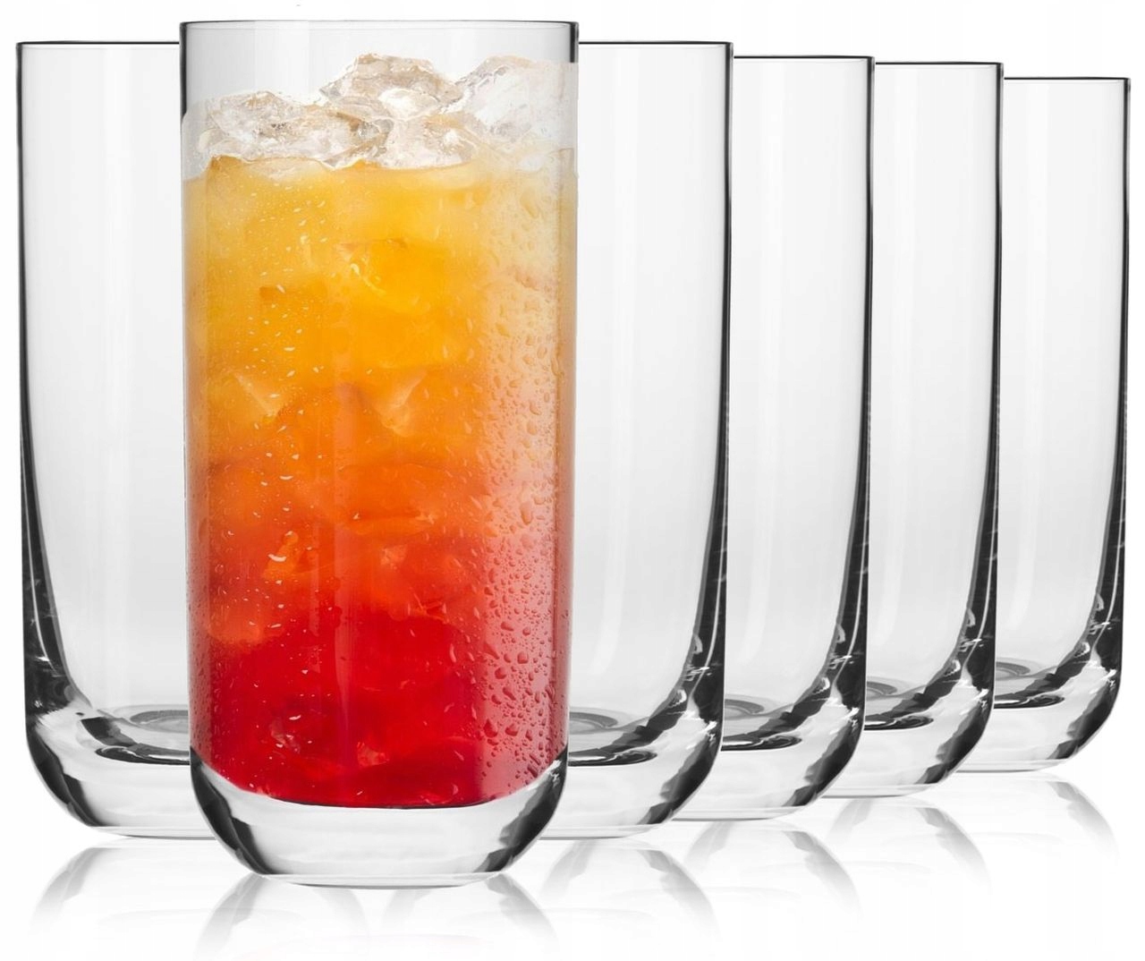 

Szklanki long drink wody soku Krosno Glamour 360ml