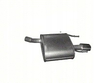 17.351 - Задний глушитель Opel Insignia а / м2.0 дизель+хомут