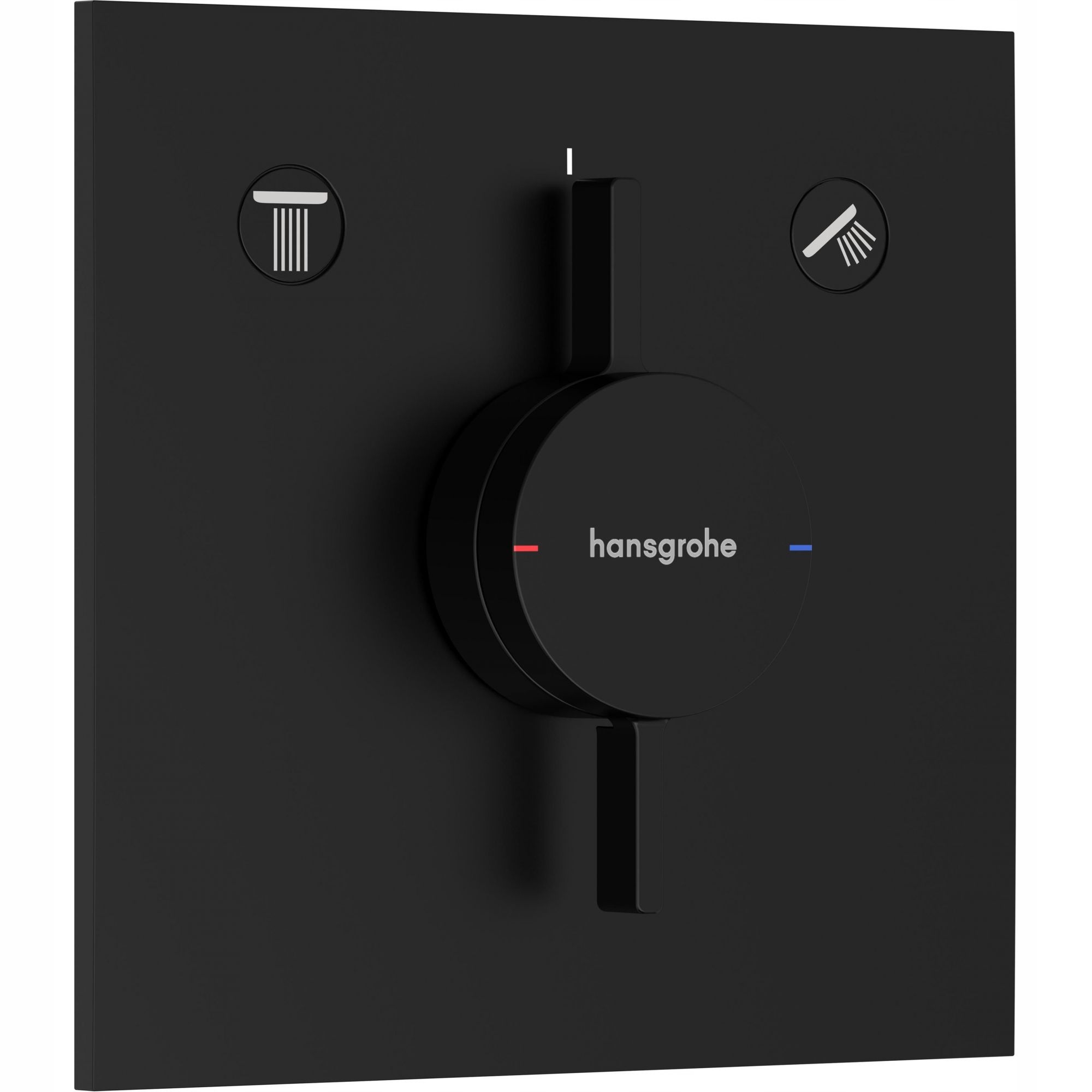 Podomítková sprchová baterie Hansgrohe DuoTurn E černá