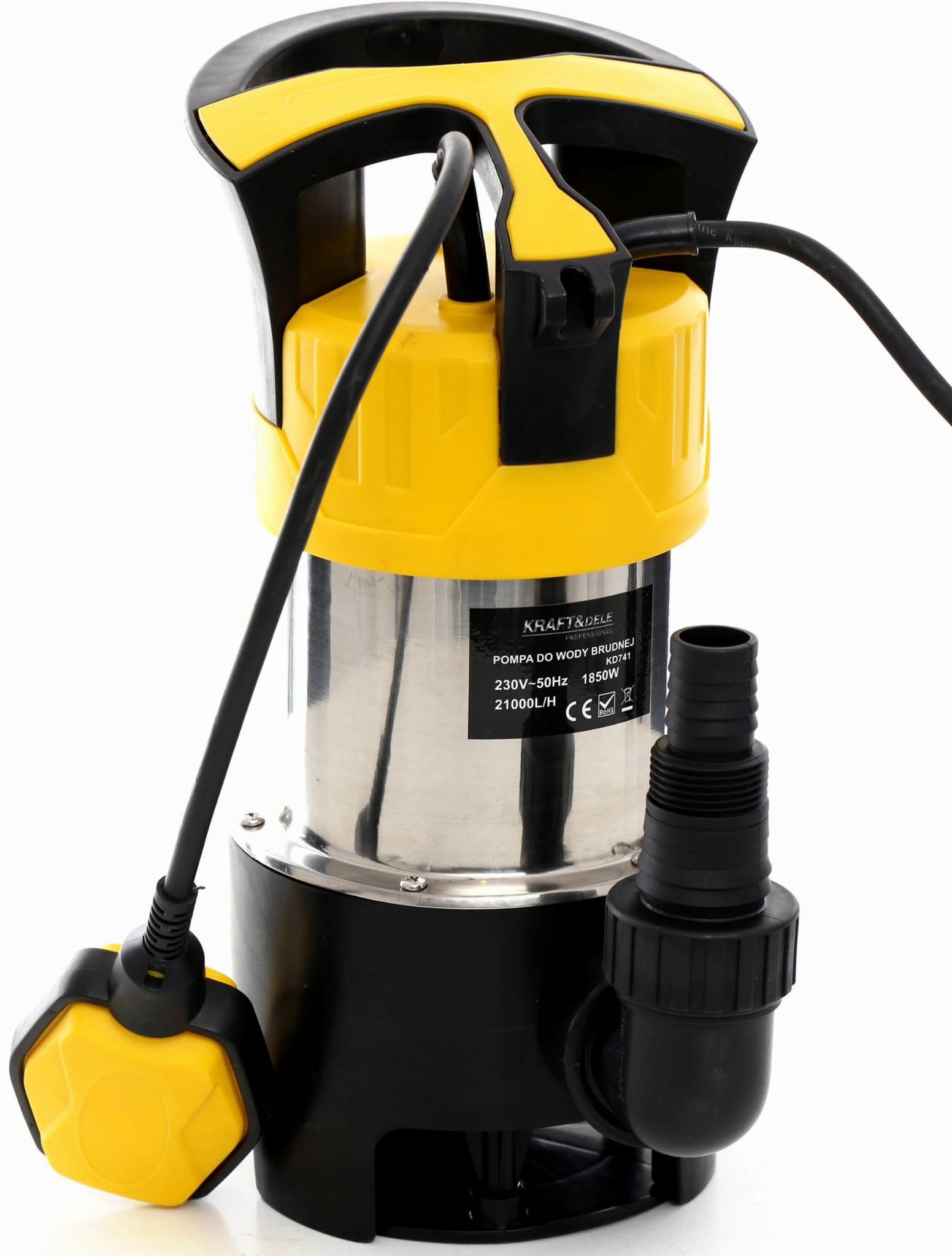 Čerpadlo na špinavou vodu 1850W KD741 Kraft&dele