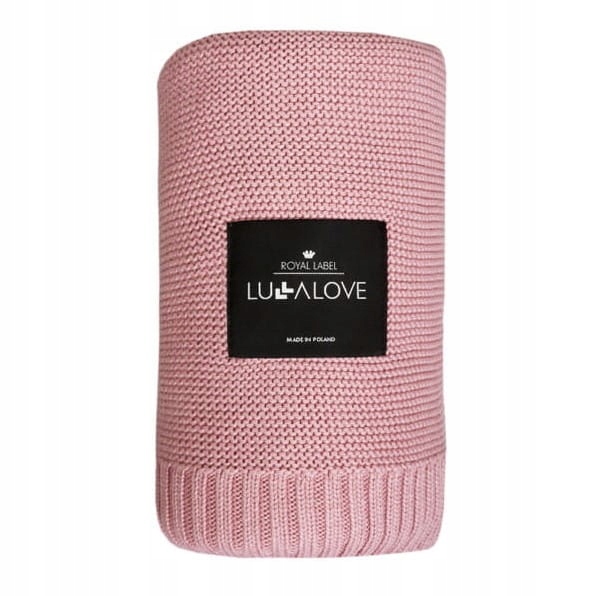 

Lullalove Kocyk Koc bambusowy Piwonia 80x100
