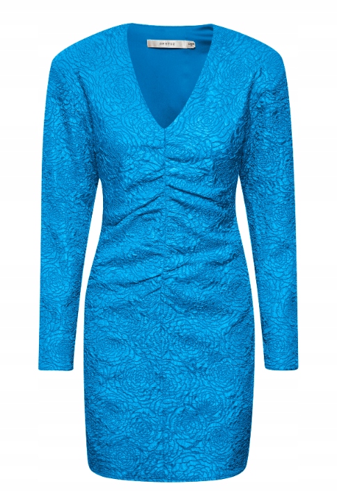 Šaty strukturovaná Gestuz Modrá Slim 36